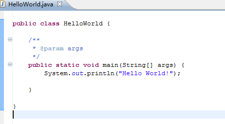Java的Hello World示例